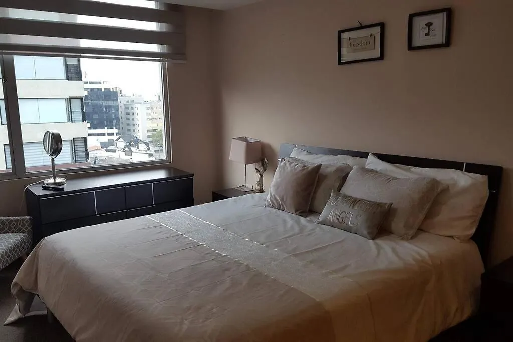 Appartement Excelente Vista Ciudad Quito,Parque, Piscina,Balcon,Sauna,Tranquilo Encantador Seguridad 24-7