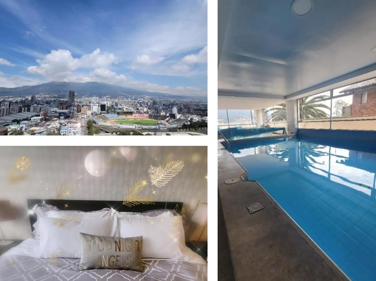 Excelente Vista Ciudad Quito,Parque, Piscina,Balcon,Sauna,Tranquilo Encantador Seguridad 24-7 contacts
